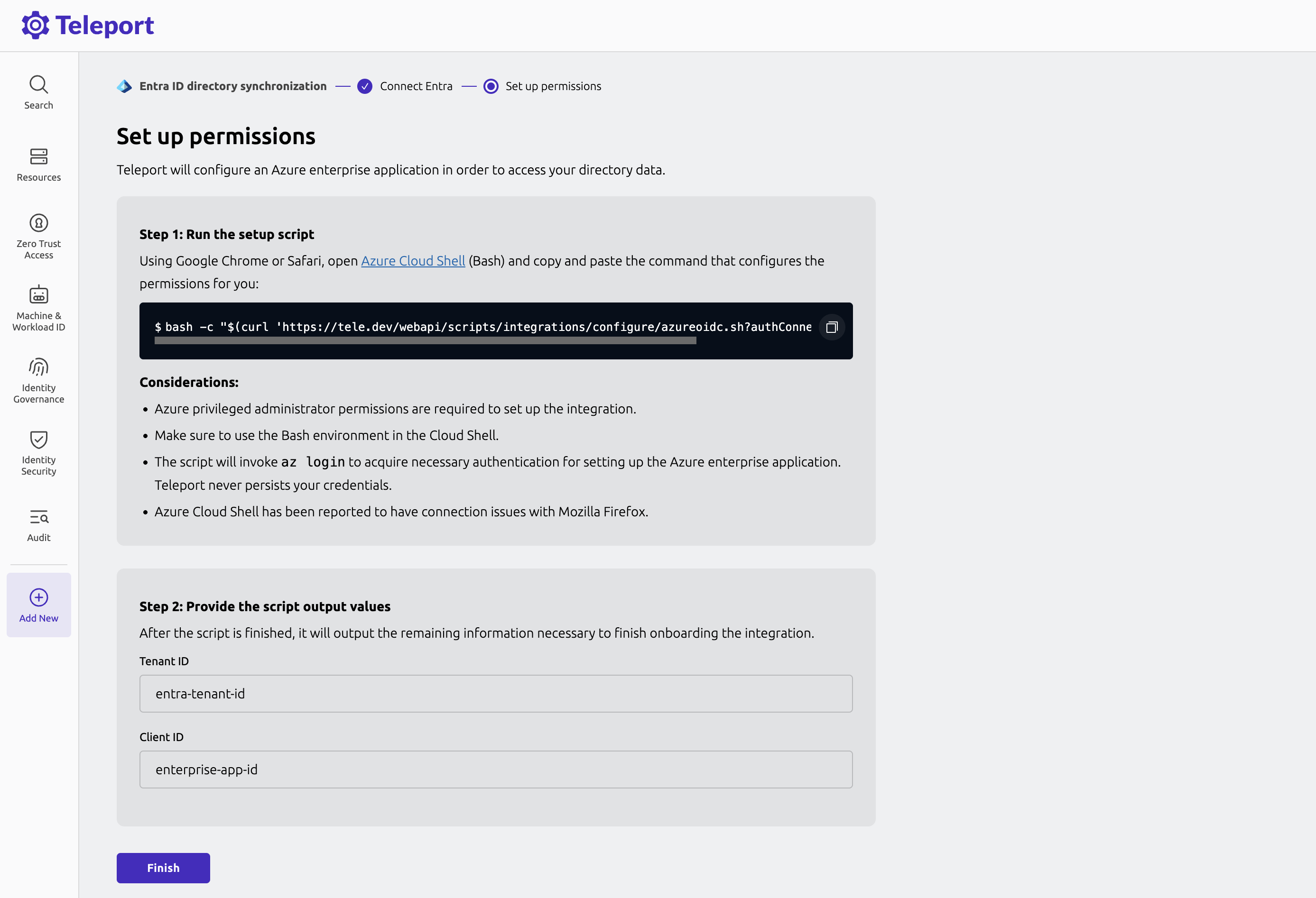 Entra ID Integration
